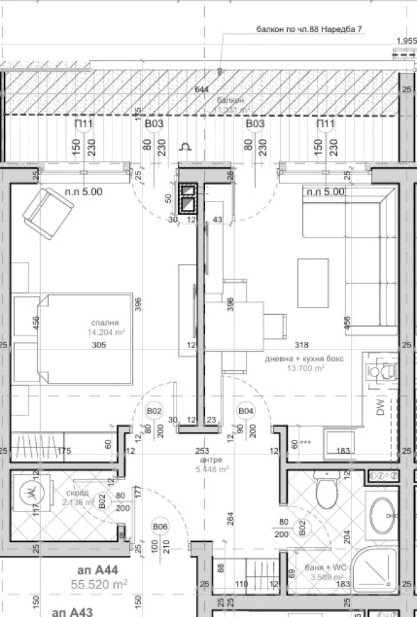 2-СТАЕН, 65 m2