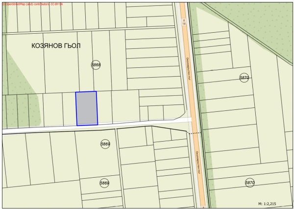 ПАРЦЕЛ, 2 600 m2